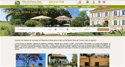 Desktop Screenshot of gers-gites-france.com